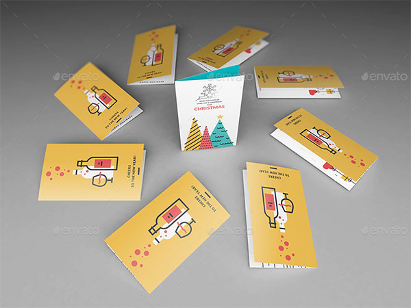 Invitation and Greeting Card Mockup Design