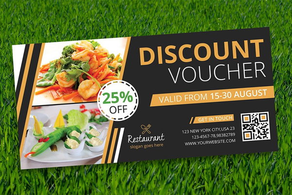 Multipurpose Discount Voucher Template
