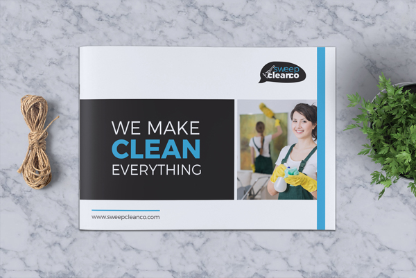 Printable Cleaning Service Company Brochure