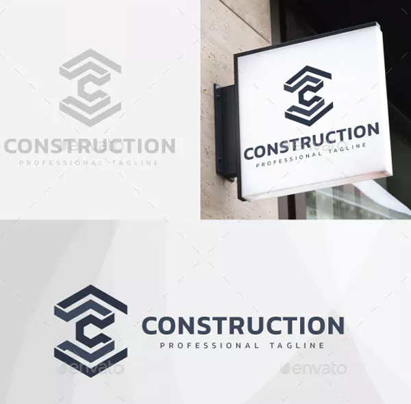 Professional Construction Logo Design 