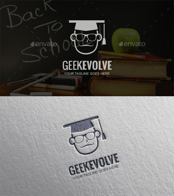 School Logo Template Design