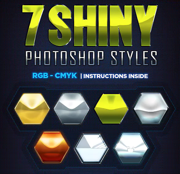 27+ Shiny Photoshop Styles – Free & Premium Photoshop Layer Styles Download