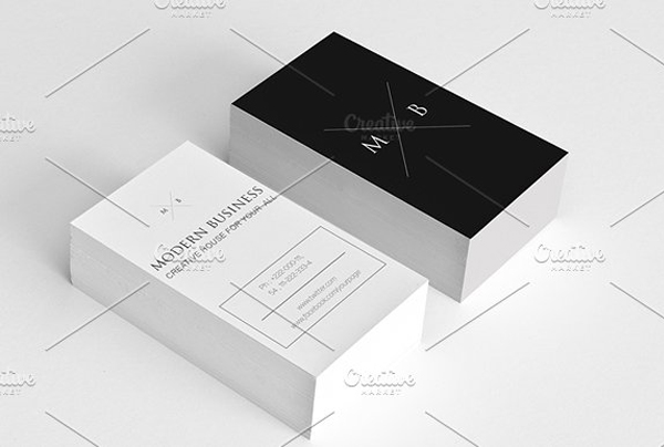 Simple Modern Studio Business Card
