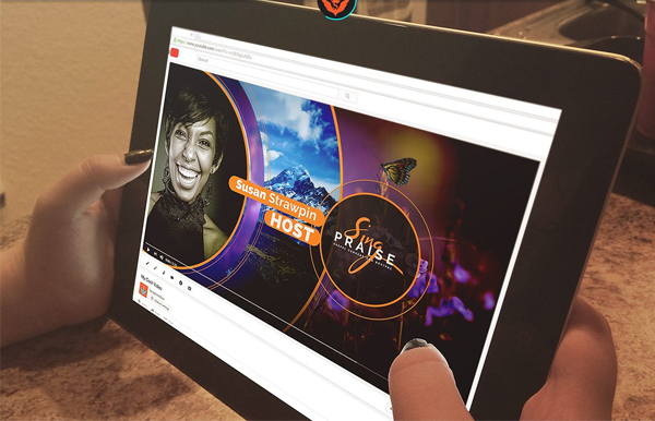 Sing Praise YouTube Video Artwork Template