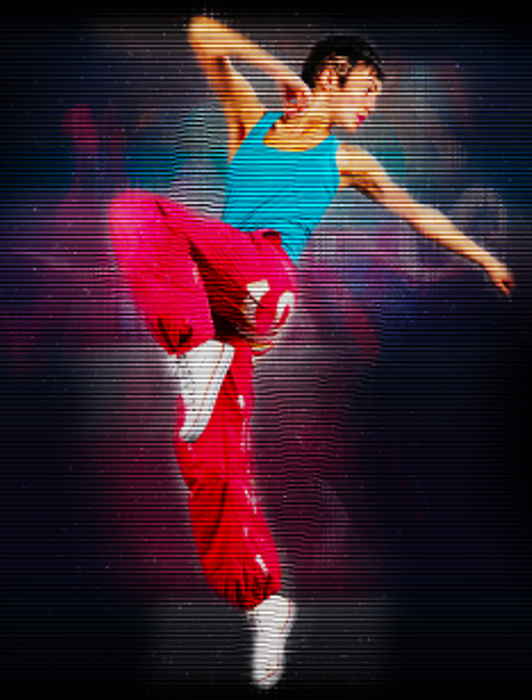 Sound Glitch Photoshop Action