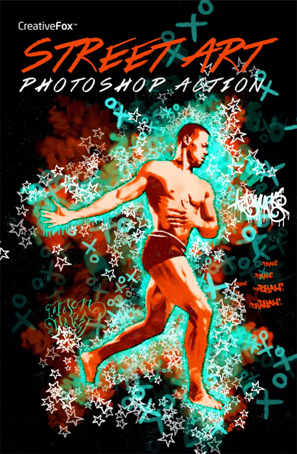 Street Art - Graffiti Creator Photoshop Action