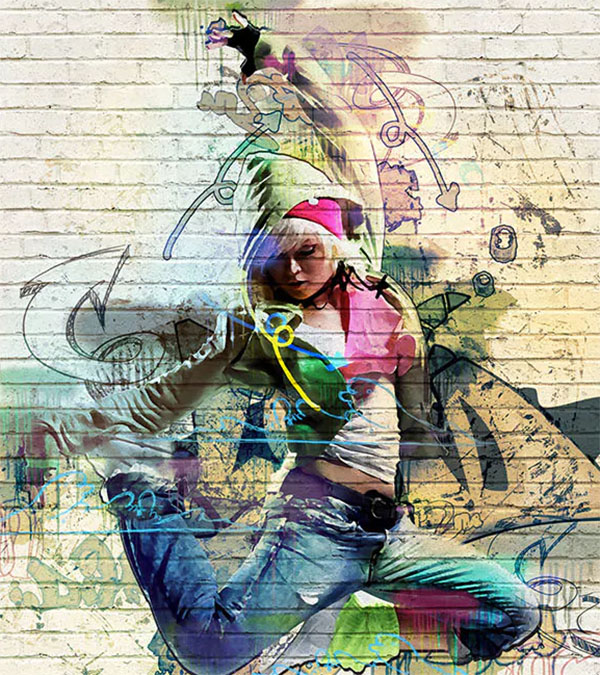 Street Graffiti Art Photoshop Action