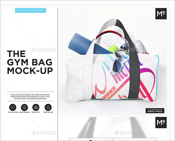 The Gym Bag Mock-up