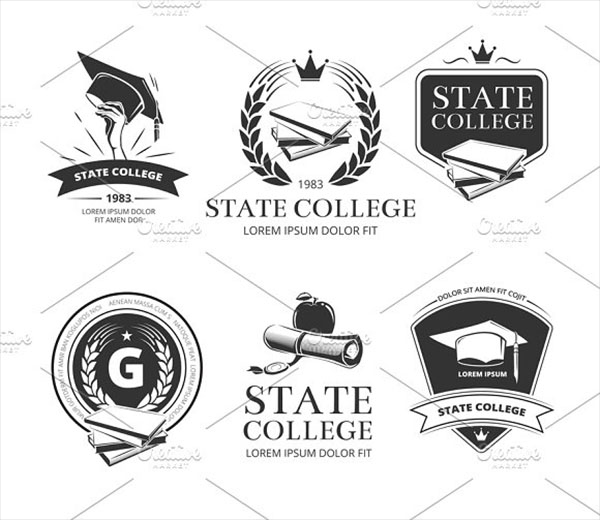 University and School Emblems Logo Template