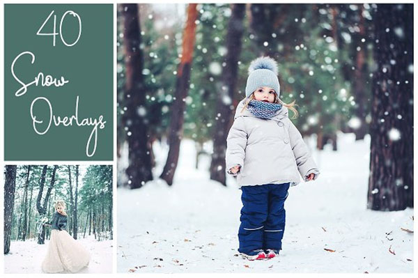 40 Snow Overlays