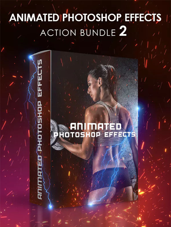 Animated Photoshop Effects Action Bundle