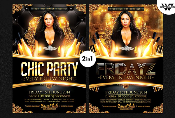 Chic Party Flyer Template