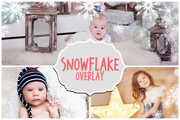 Christmas Snow Overlays