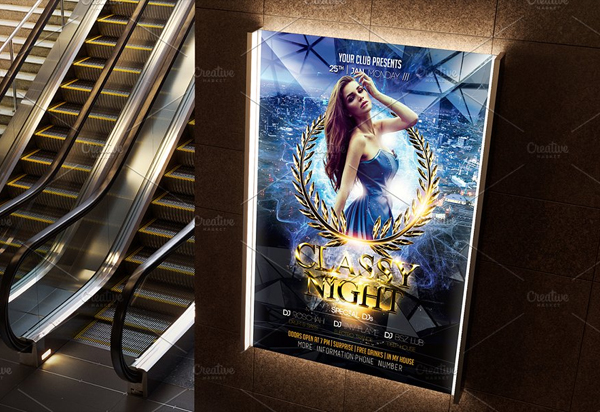Classy Night Flyer Template