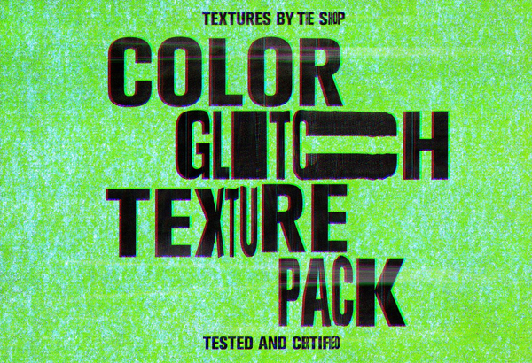 Color Glitch Textures
