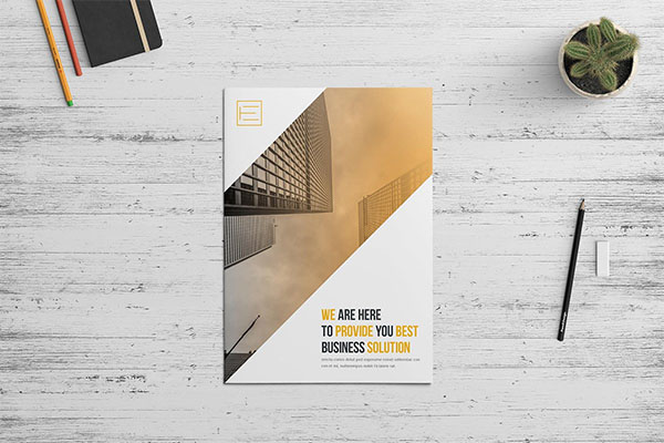 Company Profile Brochure Template PSD