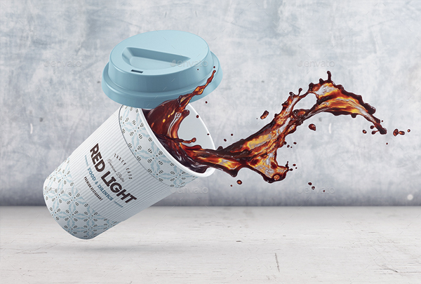 Creative and Realistic Coffee Cup Mockup