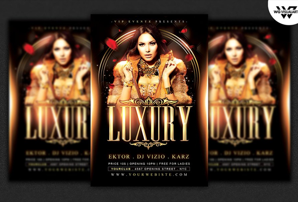 Customizable Luxury Flyer Templates