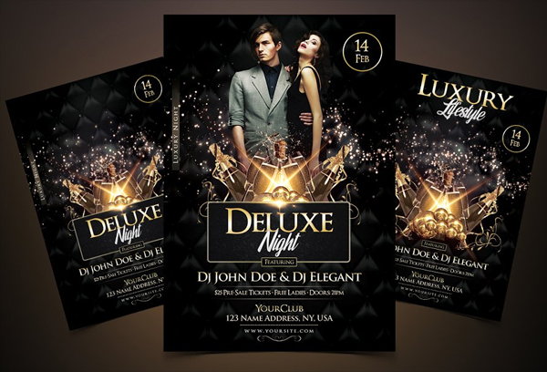 Deluxe Night Luxury Elegant Flyer