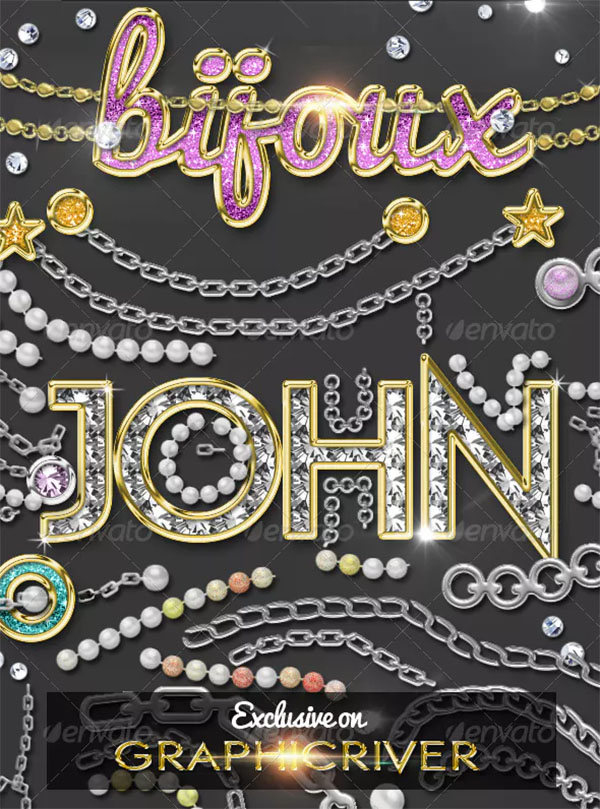 Diamond Gold Silver and Pearls Jewelry Action