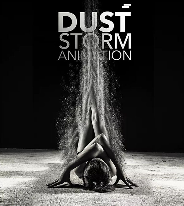 Dust Storm Animation Photoshop Action