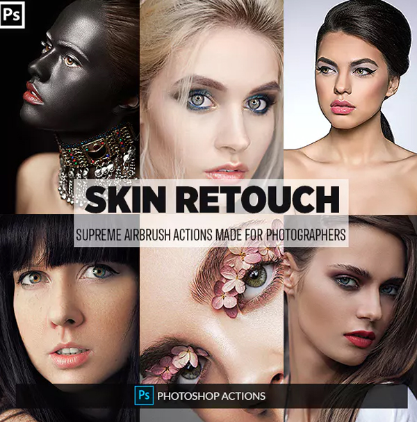 Easy Skin Retouch Photoshop Actions