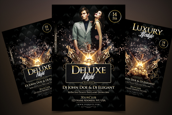 Elegant Deluxe Night Luxury Flyer Template