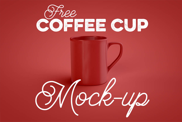 Free Coffee Cup Mockup PSD Template