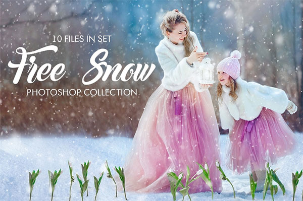 Free Snow Overlay for Photoshop