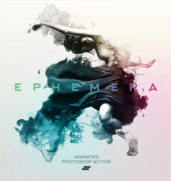 Gif Animated Ephemera Photoshop Action
