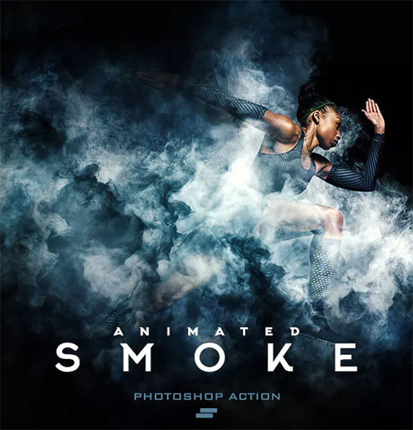 Gif Animated Smoke Photoshop Action