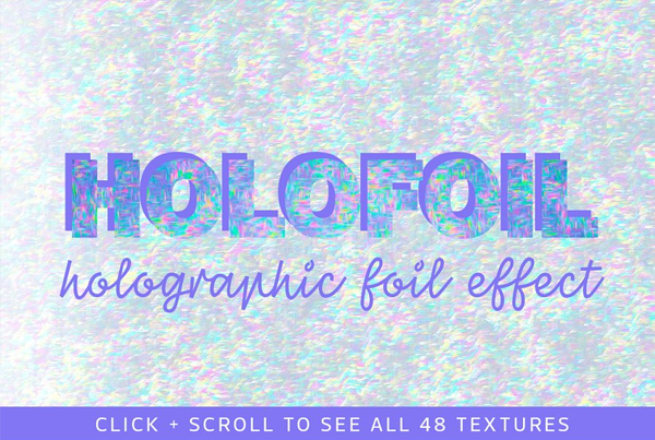 Glitch Holographic Foil Textures
