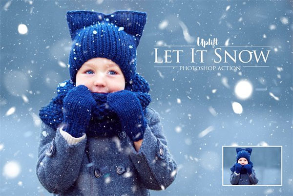 Let It Snow! Photoshop Action