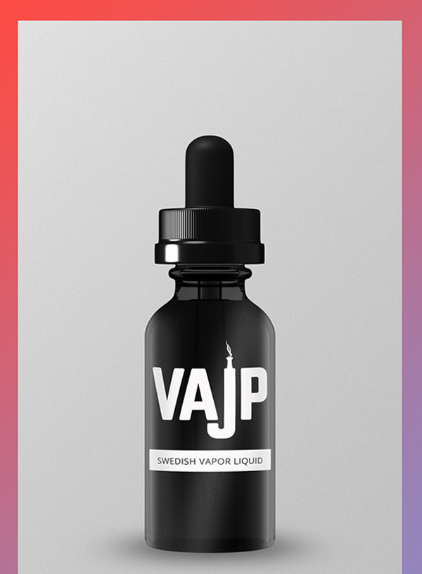 Liquid Bottle Mockup Free PSD Template