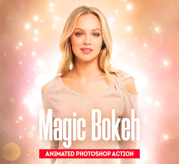 Magic Bokeh Animated Photoshop Action