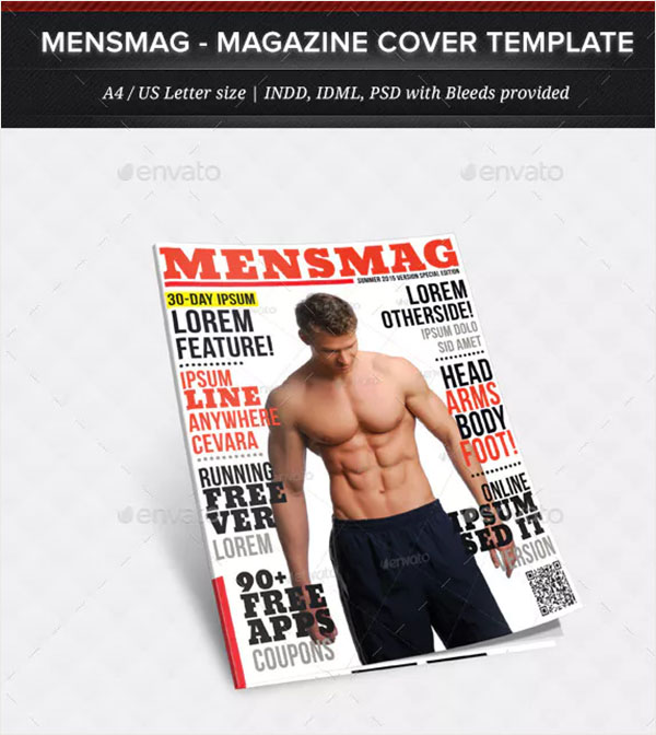 MensMag - Multipurpose Magazine Cover Template