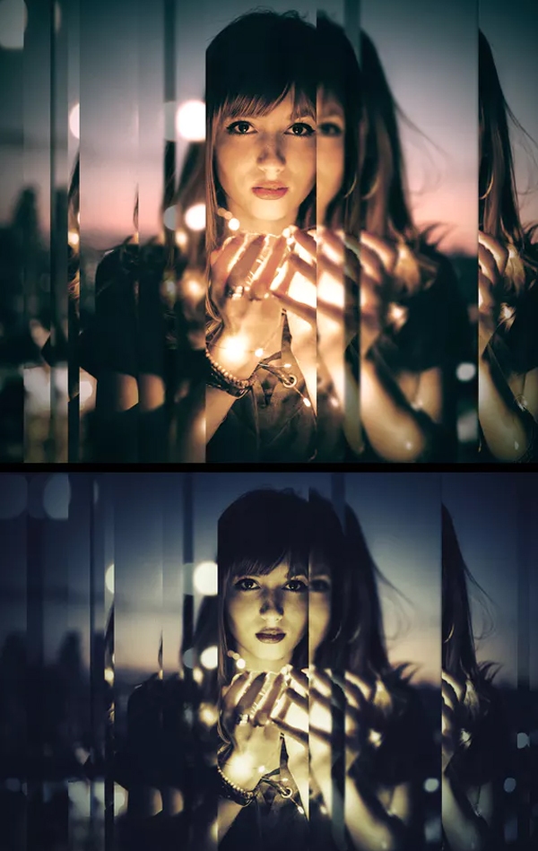 Mirror Effect Photoshop Action