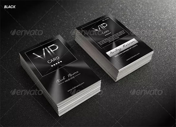 Multipurpose VIP Card Templates