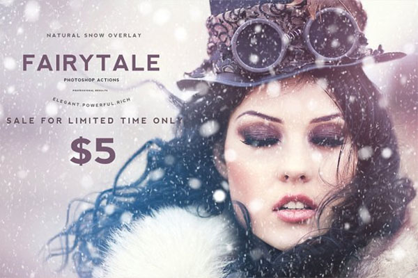 Natural Snow Overlays Photoshop