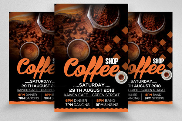 New Cafe Restaurant Flyer Template
