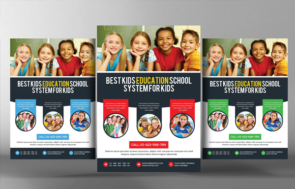 Preschool Kids & Day Care Flyer