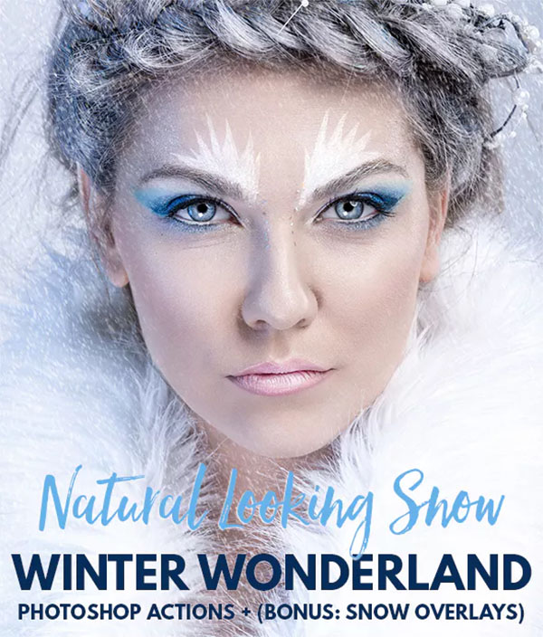 Real Snow Effect Photoshop Actions