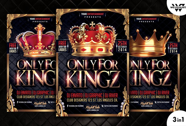 Royal King Flyer Template