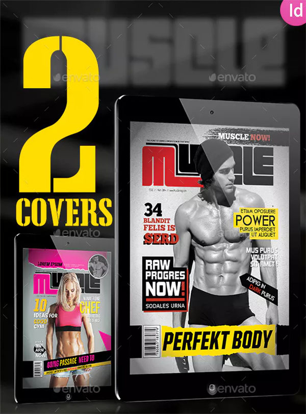 Sport & Fitness Magazine Covers Tablet