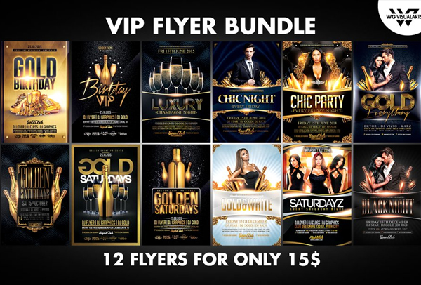 VIP Flyer Bundle Templates