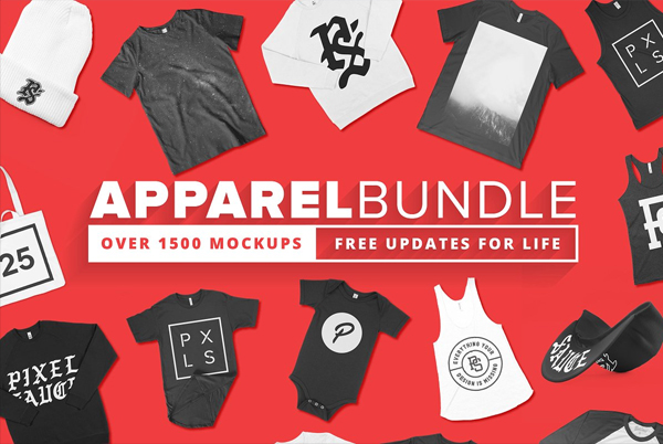 1500+ Apparel Mockups Bundle