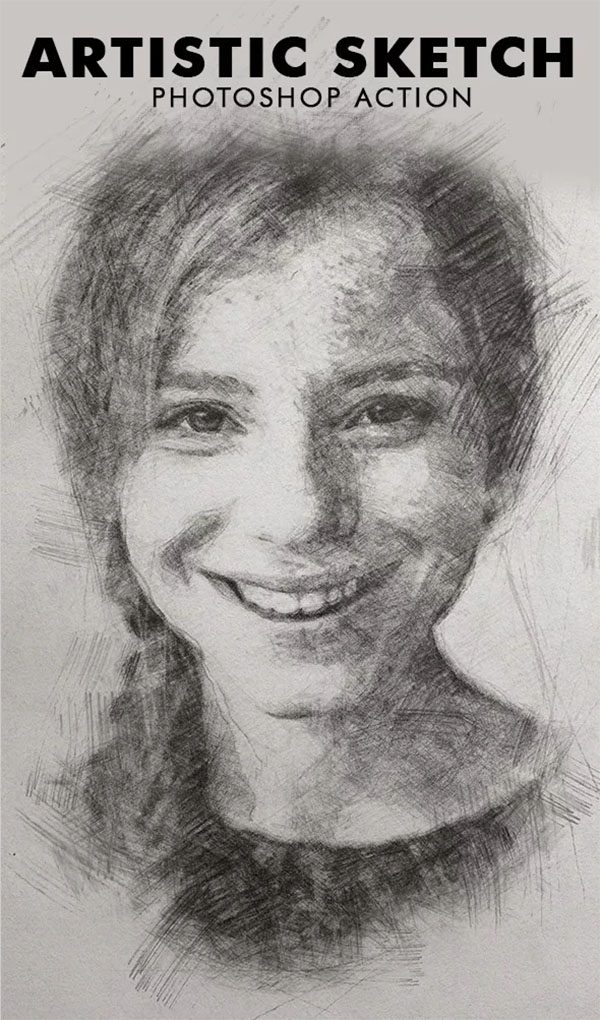 Artistic Sketch Photoshop Actions