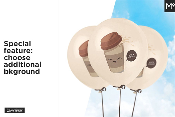 Balloon Photoshop Mock-up
