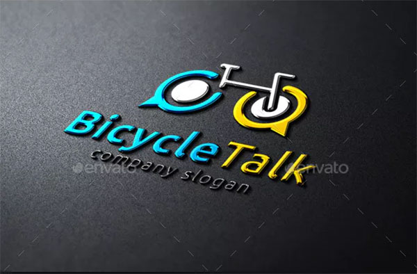 Bicycle Talk Logo Template