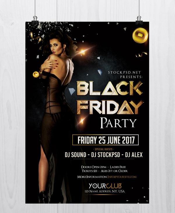 Black Friday Free Luxury Flyer Template